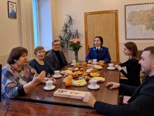 Ветераны прокуратуры встретились с коллективом прокуратуры Гагаринского района г. Саратова. 